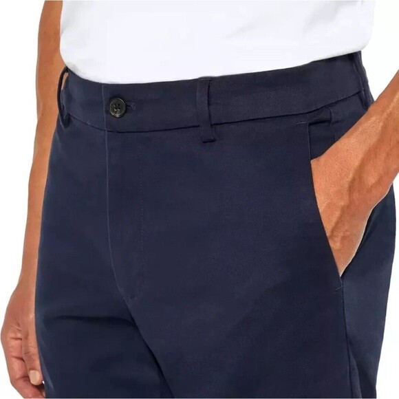 Banana Republic Men’s Cotton Chino Pant 38x34 Blue Slim Straight Fit Stretch NWT - Picture 3 of 7